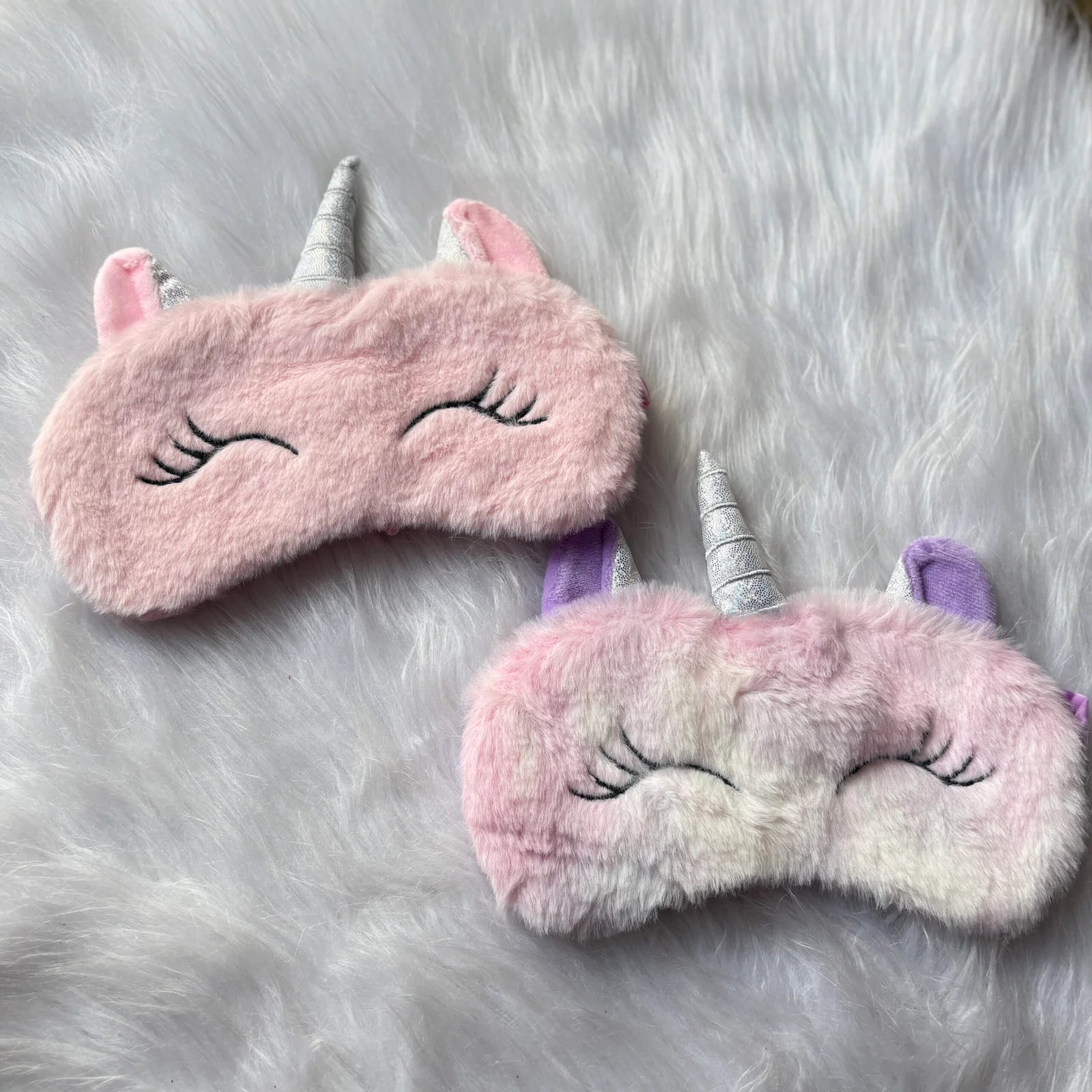 Premium fur eye mask