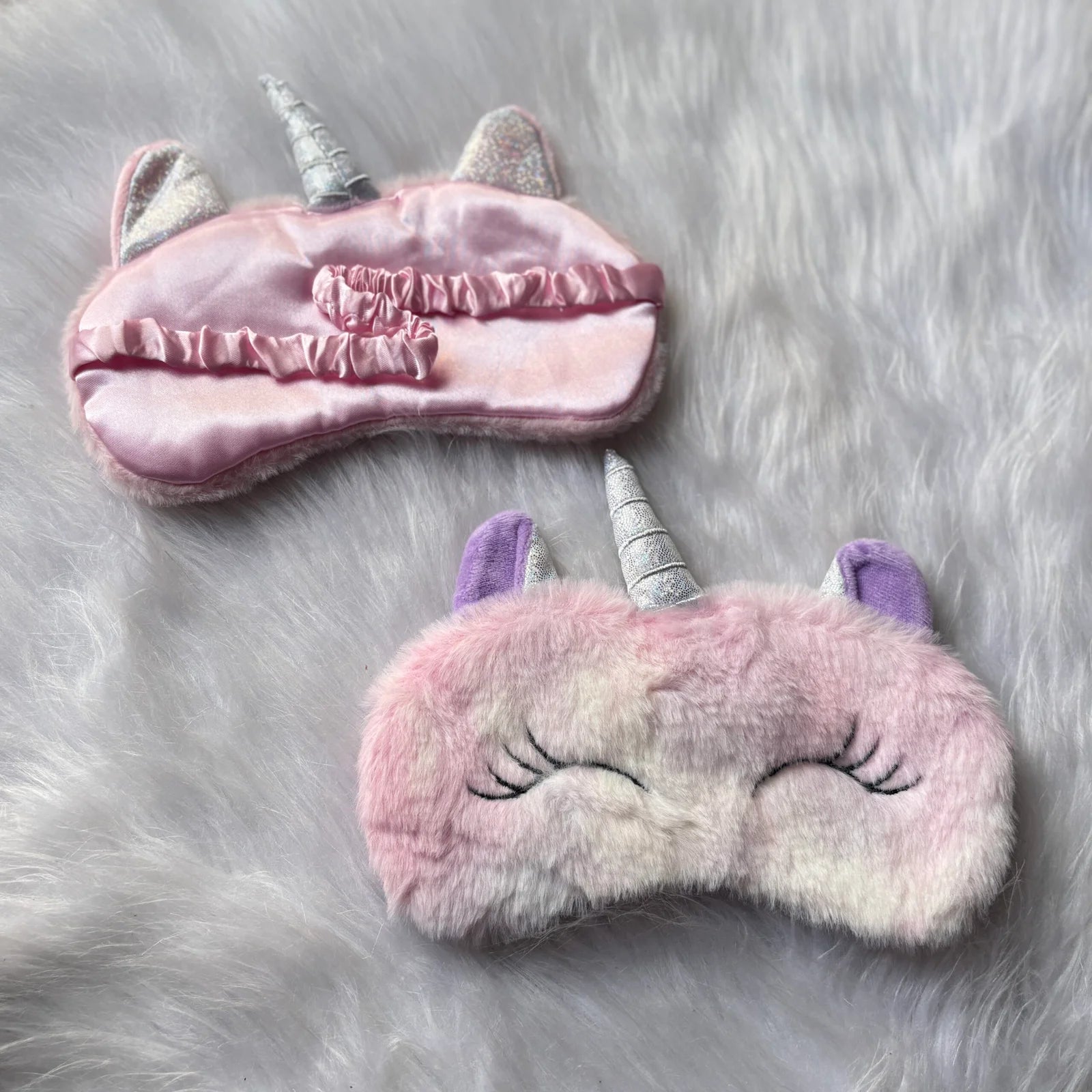 Premium fur eye mask