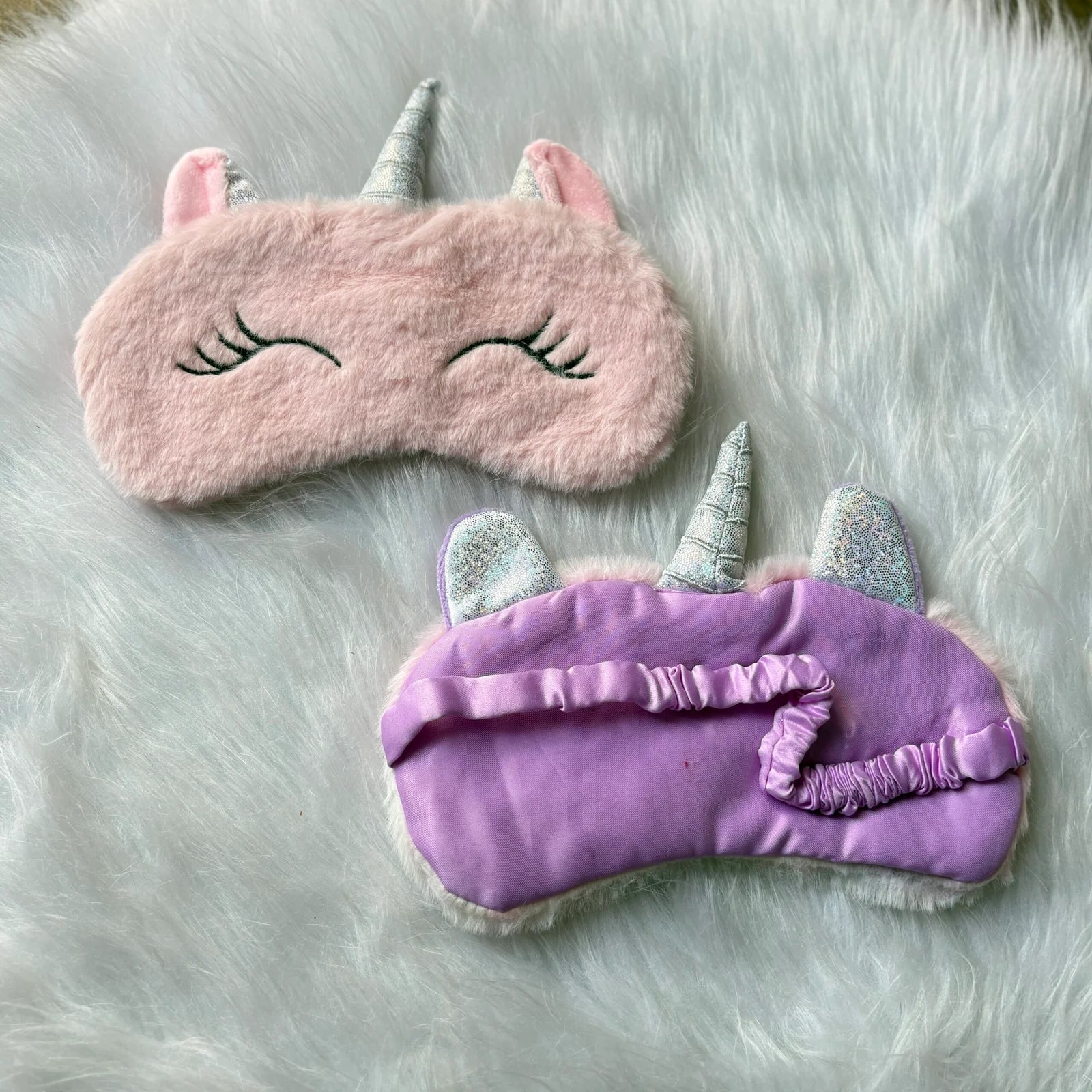 Premium fur eye mask