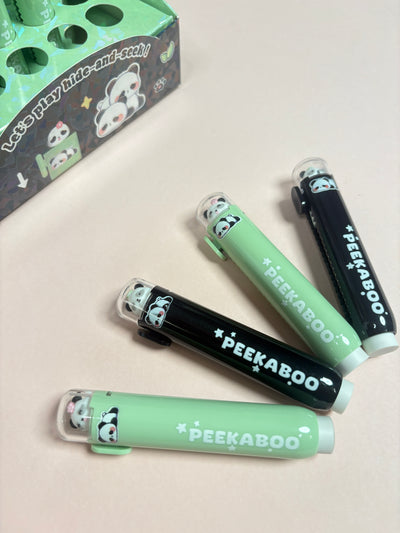 Panda push down erasers