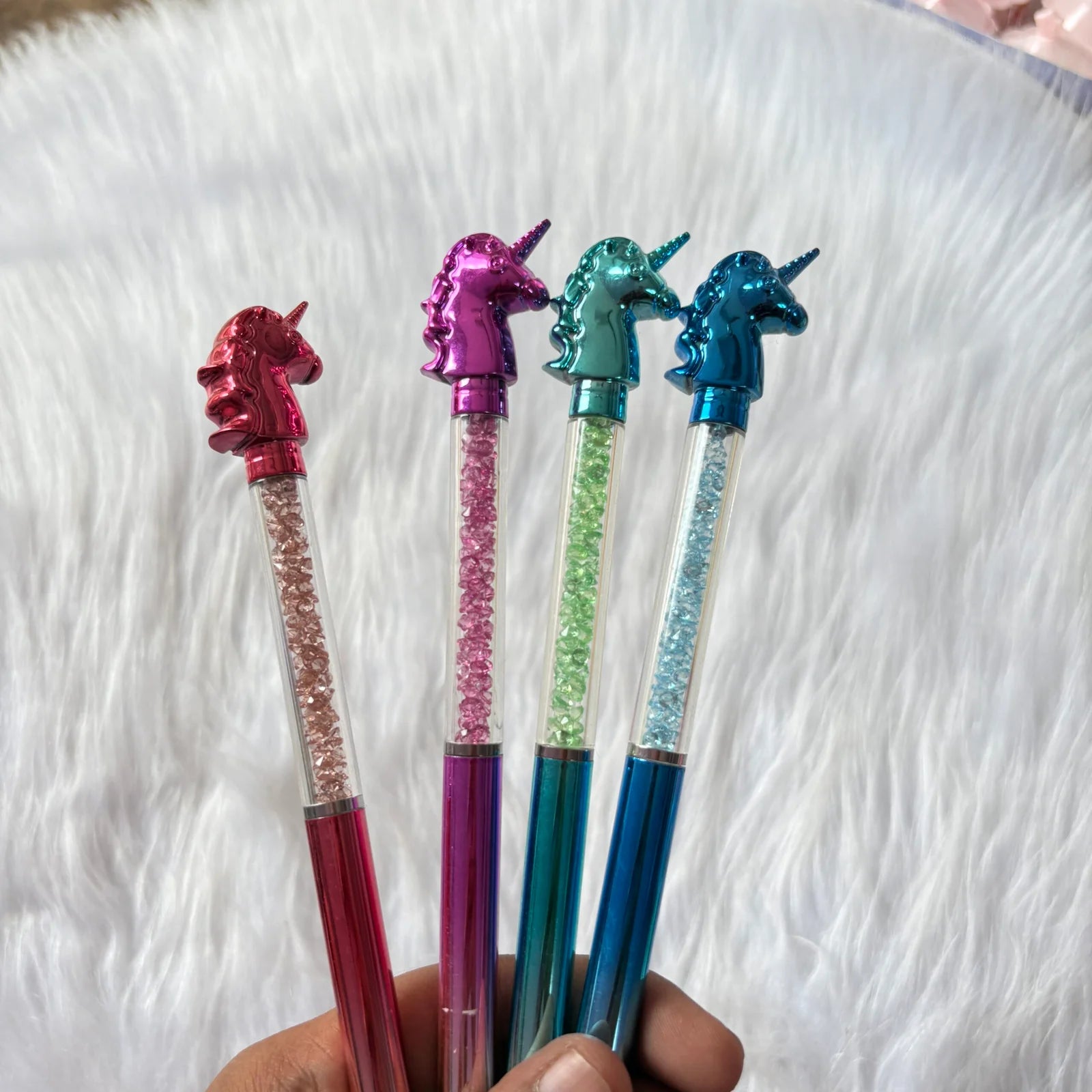 Unicorn glossy crystal pen