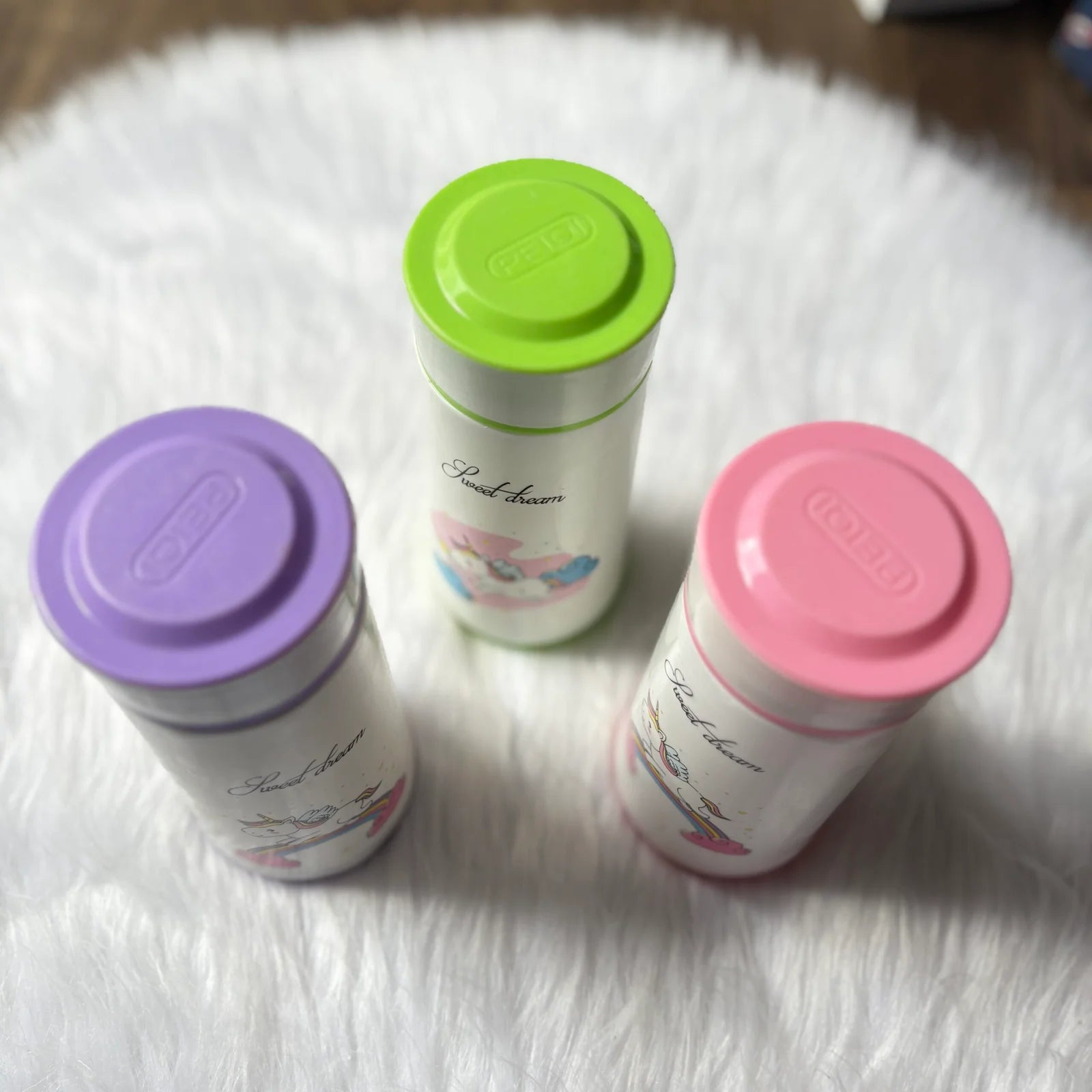 Budget friendly Unicorn fiber glass lining bottle 400ml approx