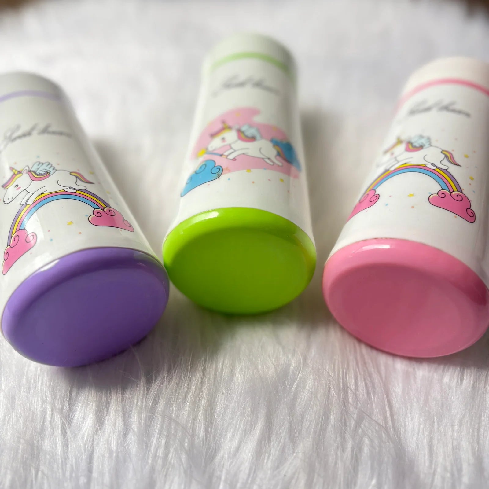 Budget friendly Unicorn fiber glass lining bottle 400ml approx