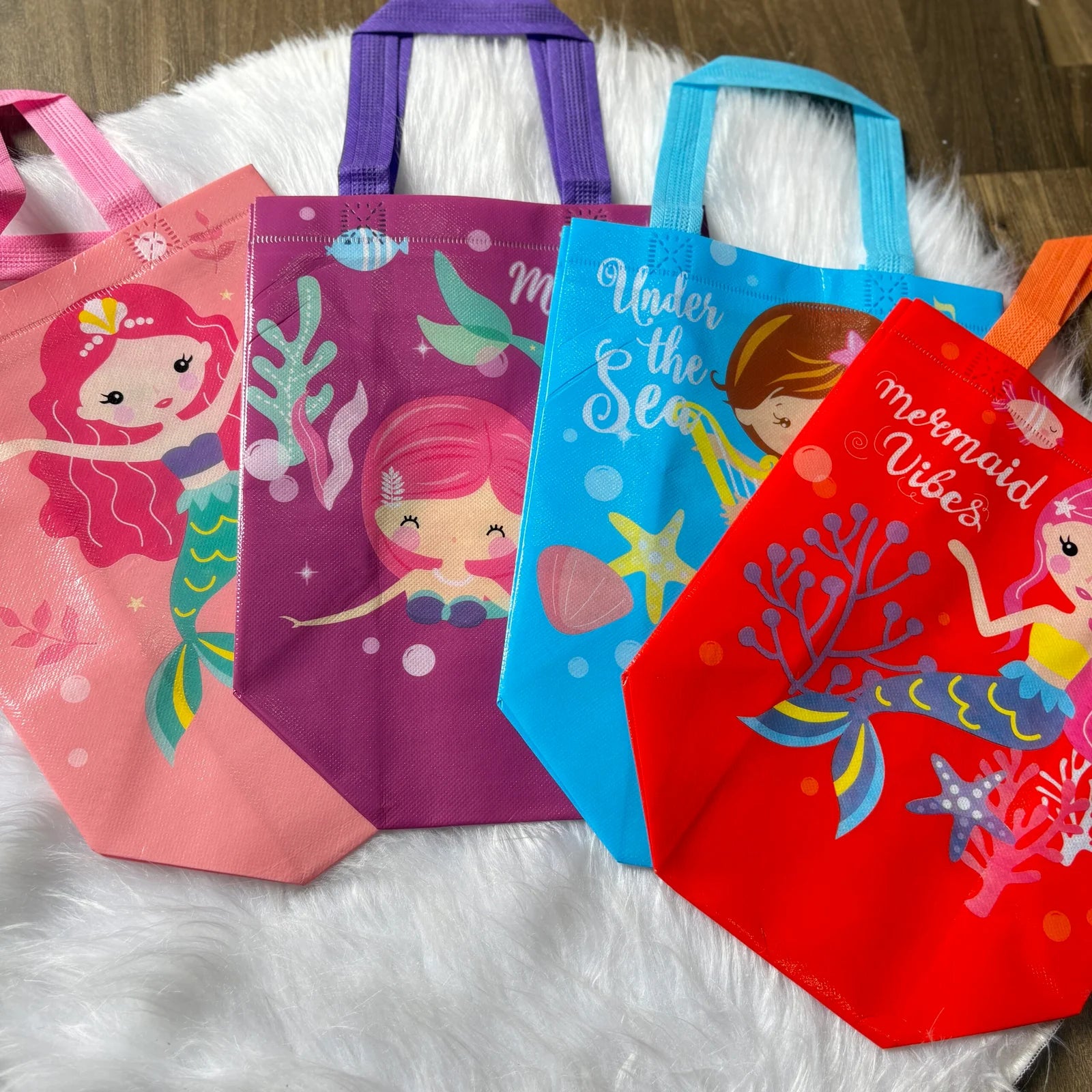 Mermaid waterproof gift bags