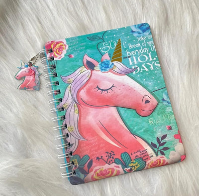 Unicorn hard bound dairy ruled pages