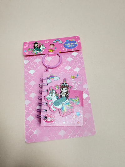 Diary with keychain
