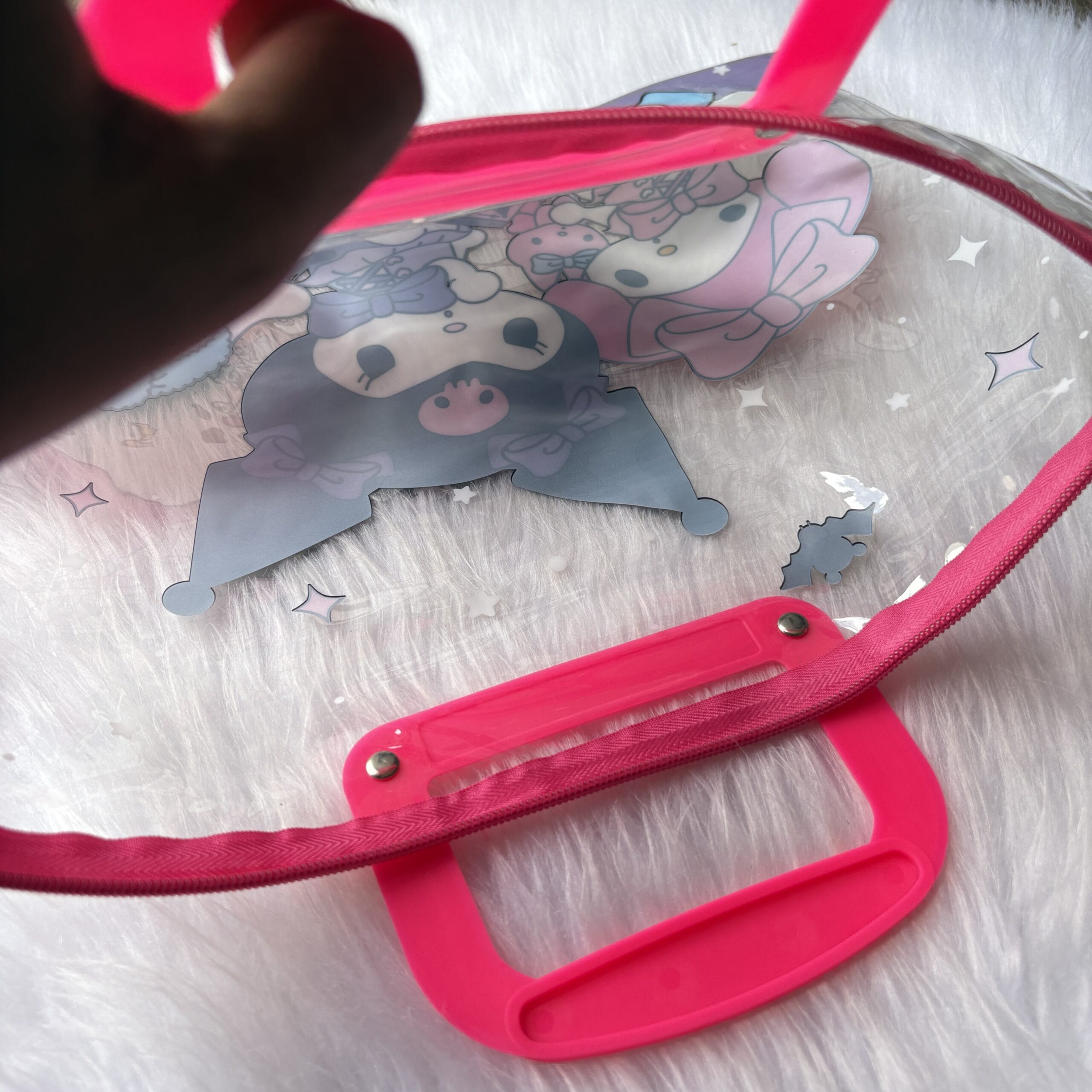 Transparent Bags with zip