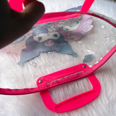 Transparent Bags with zip