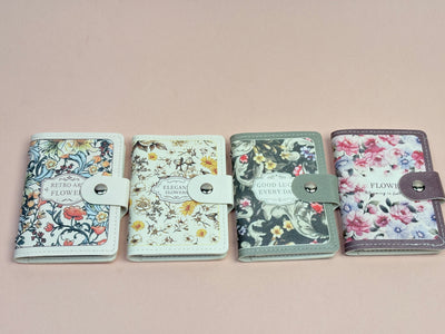 Flower wallet card holder