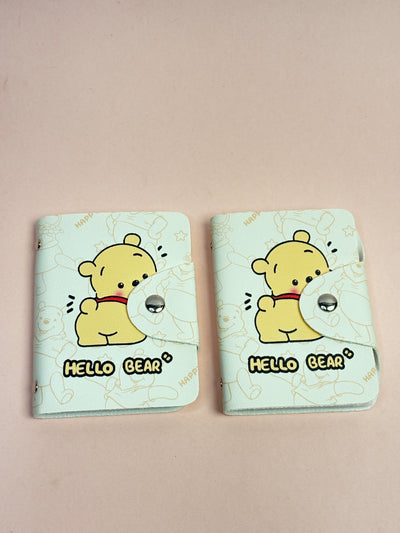 Hello bear wallet card holder