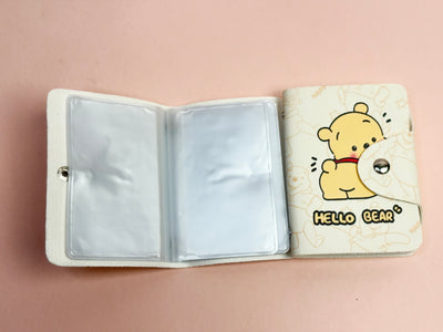 Hello bear wallet card holder