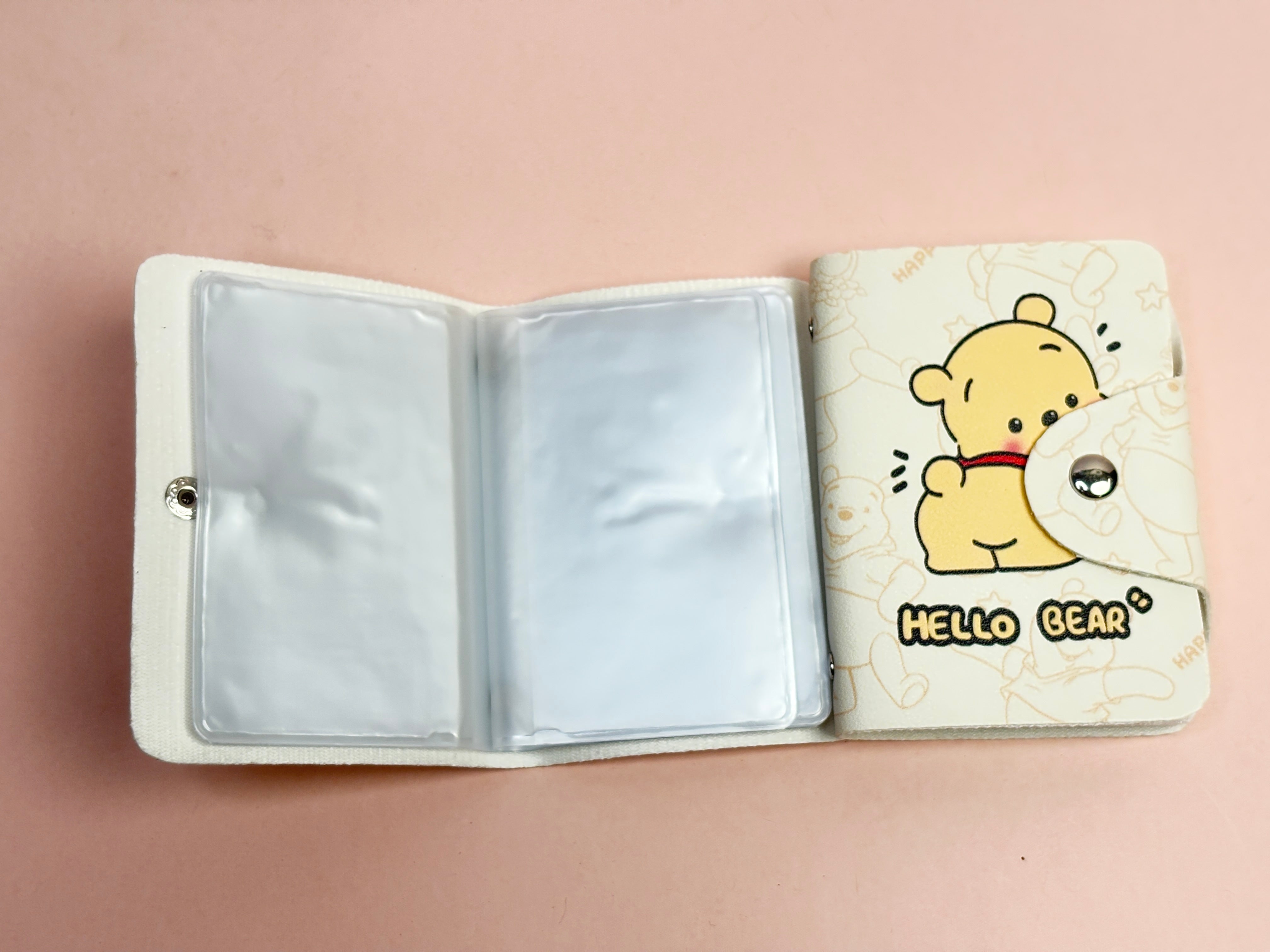 Hello bear wallet card holder
