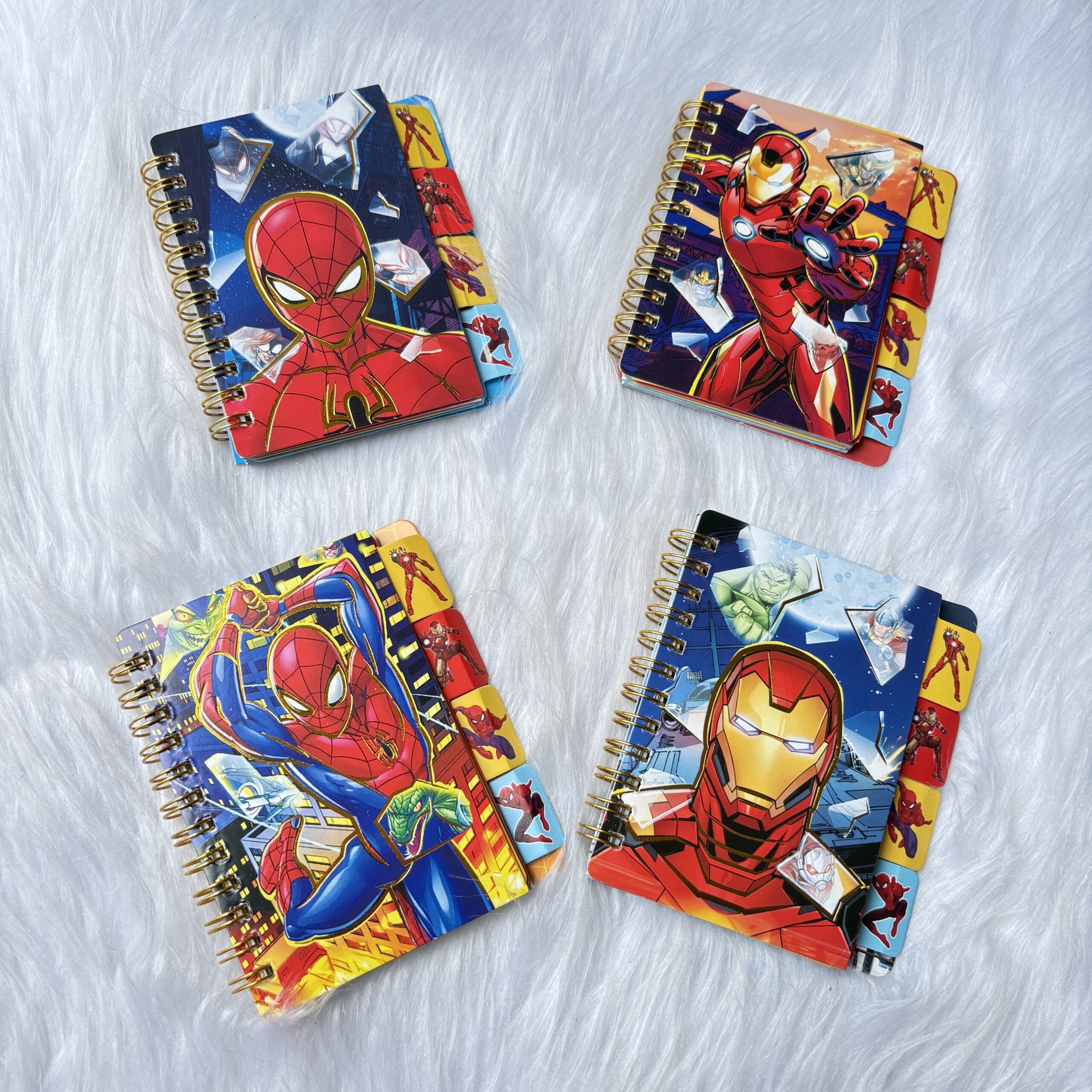 Super hero’s Spiral Mini Planner and Diary