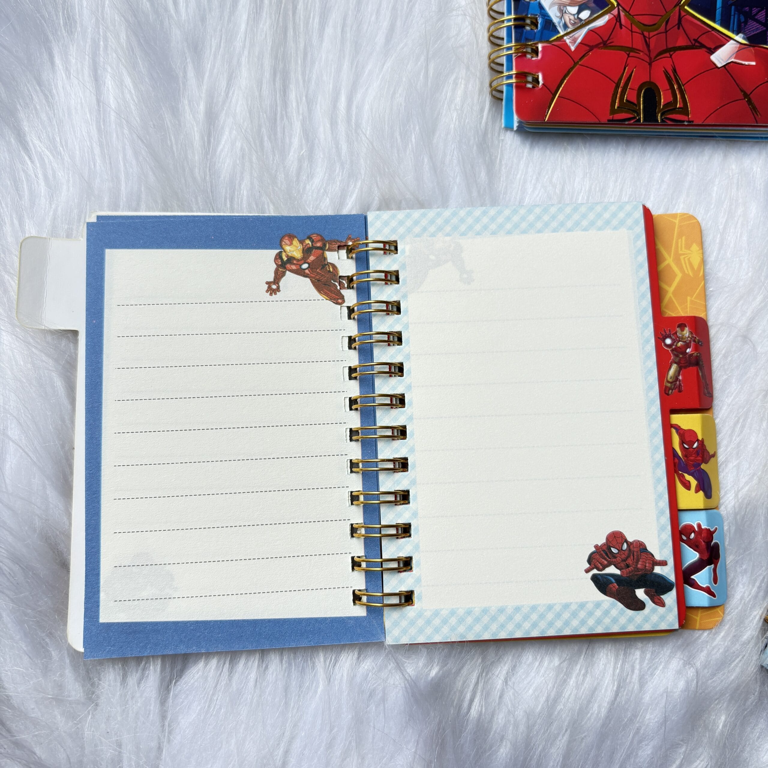 Super hero’s Spiral Mini Planner and Diary
