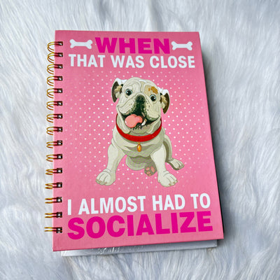 Cute dog lovers premium diary