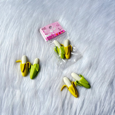 Cute Banana eraser set