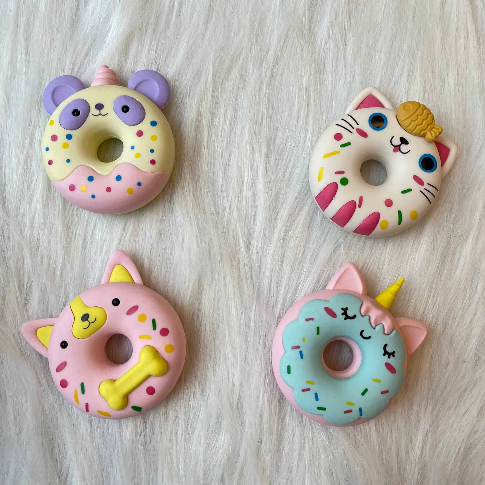 Doughnut jumbo erasers(random prints)