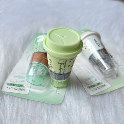 Panda sipper shape glue tape