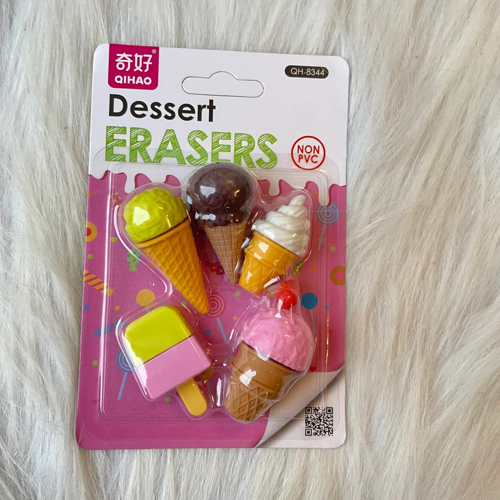 Dessert Eraser card random