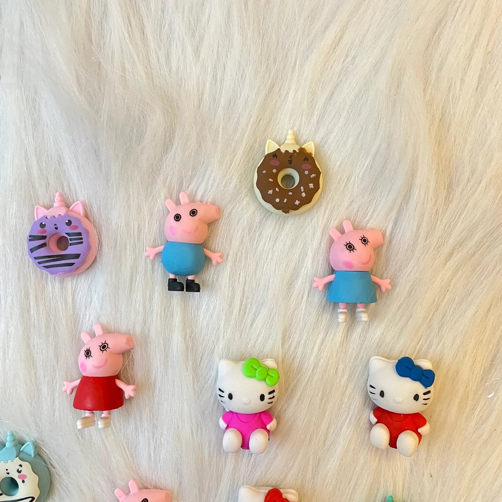Cute donut theme erasers