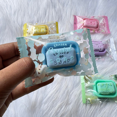 Premium quality soap eraser with tray random