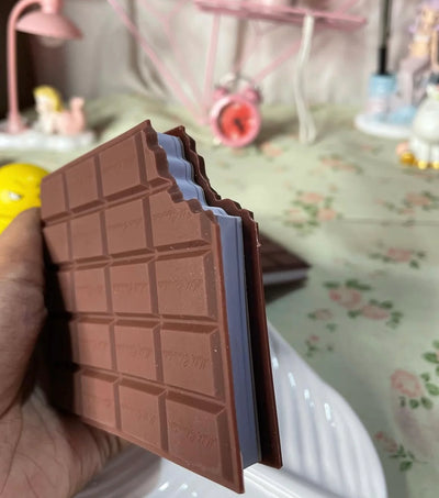 Chocolate notepad with fragrance