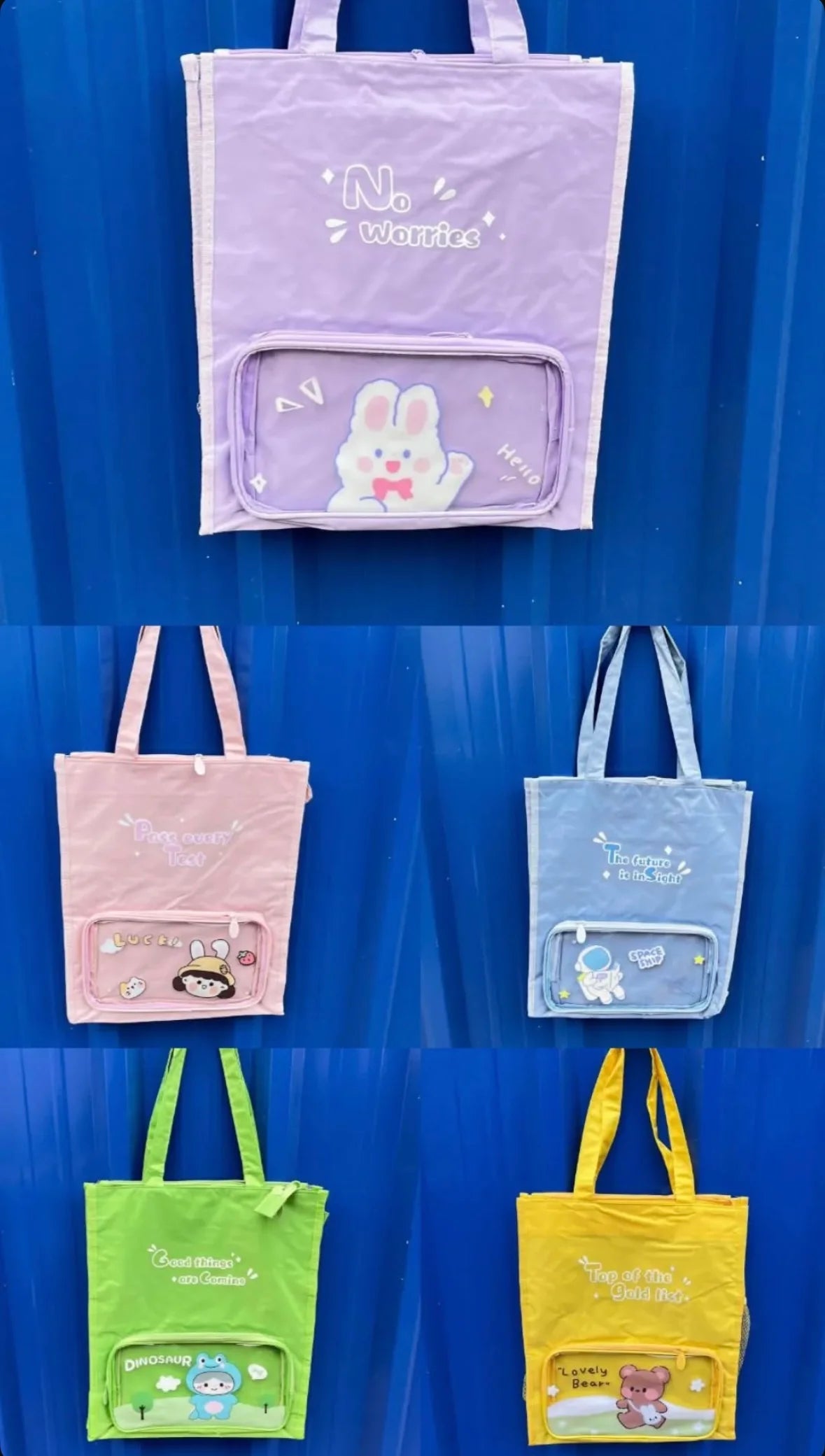 Premium waterproof tote bags 3 partition