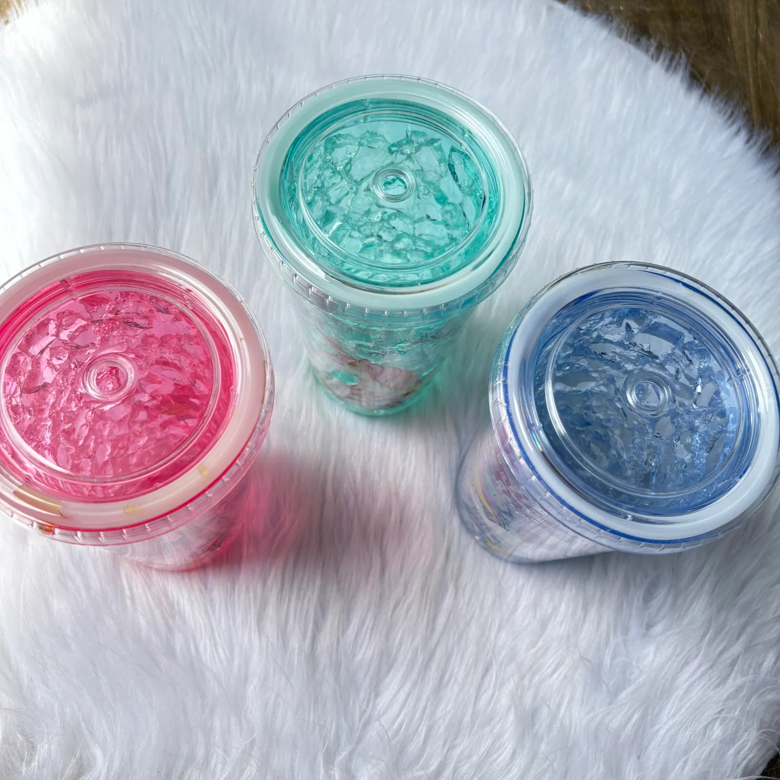 Unicorn flat top sipper with straw 450ml