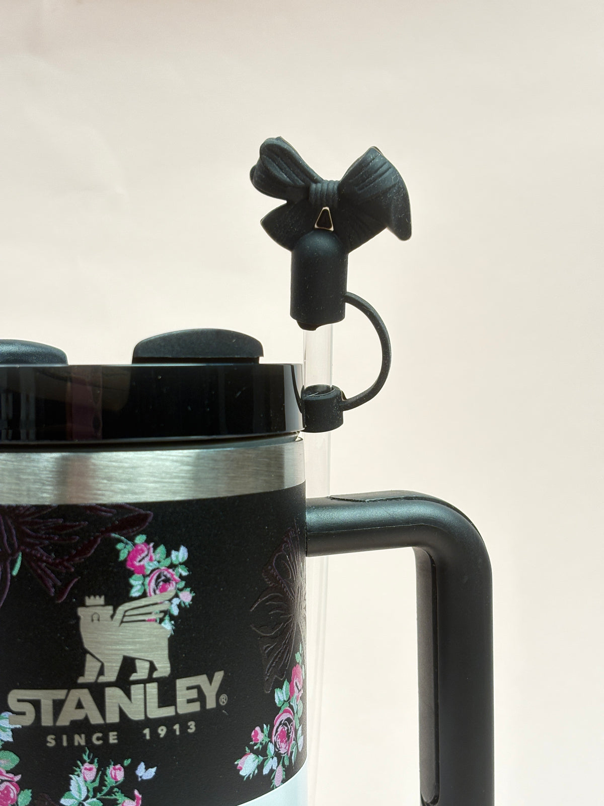 Black floral Stanley