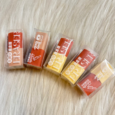 Bread erasers set of two