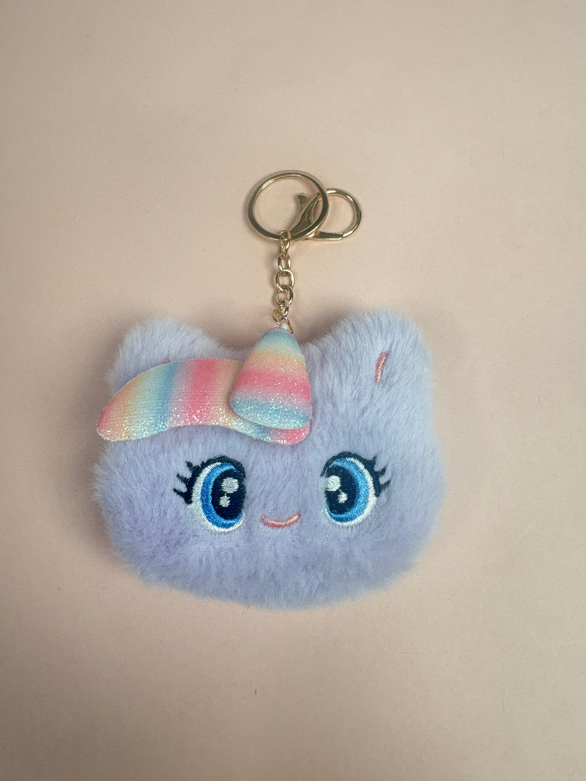 Unicorn fur mirror/bag charm