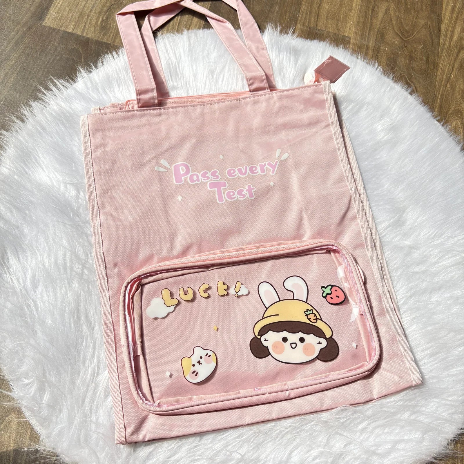 Premium waterproof tote bags 3 partition