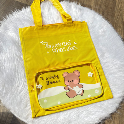 Premium waterproof tote bags 3 partition