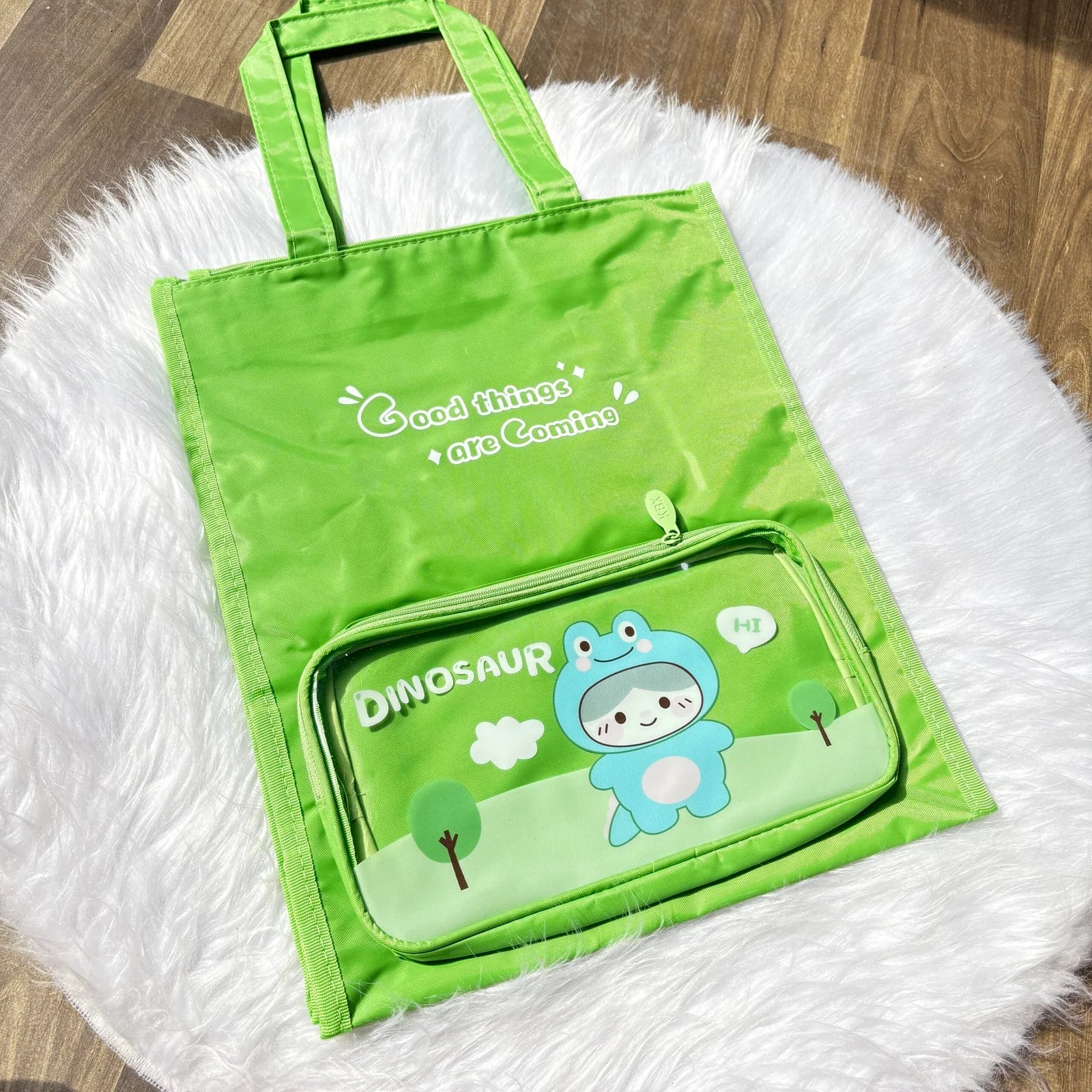 Premium waterproof tote bags 3 partition