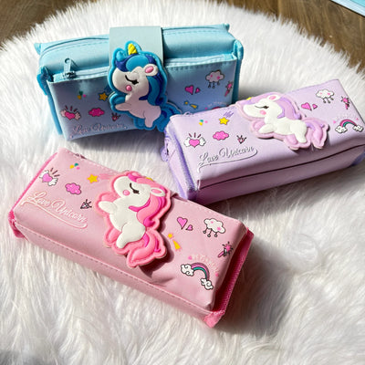 Unicorn flap pouch