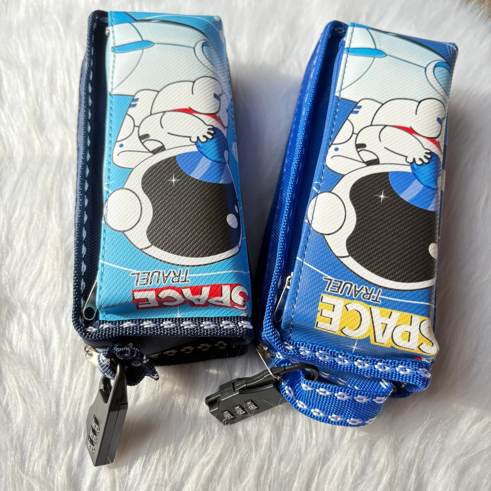 Space lock pouch blister packing