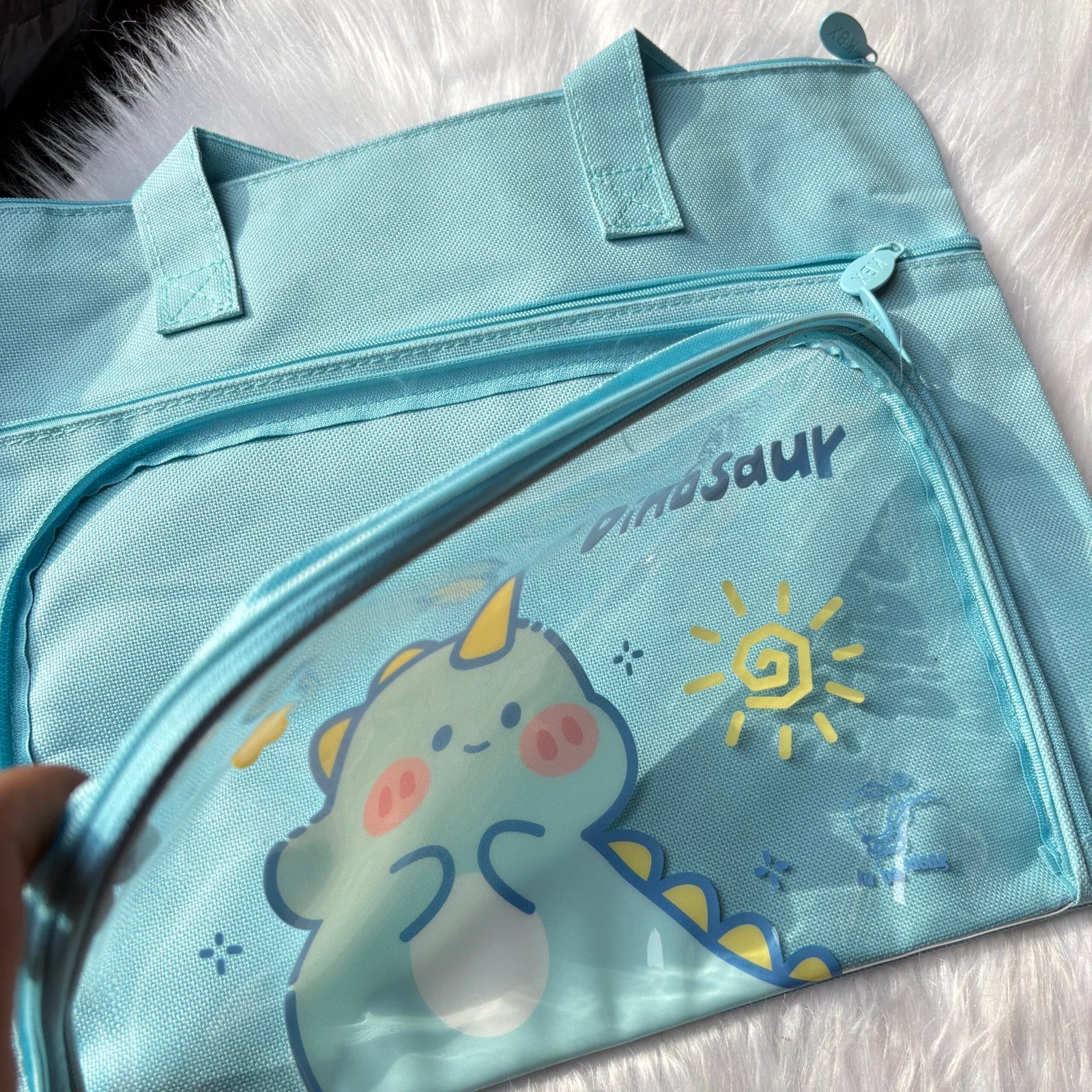 Premium tote bag 3 partition