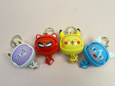 Face changing keychain
