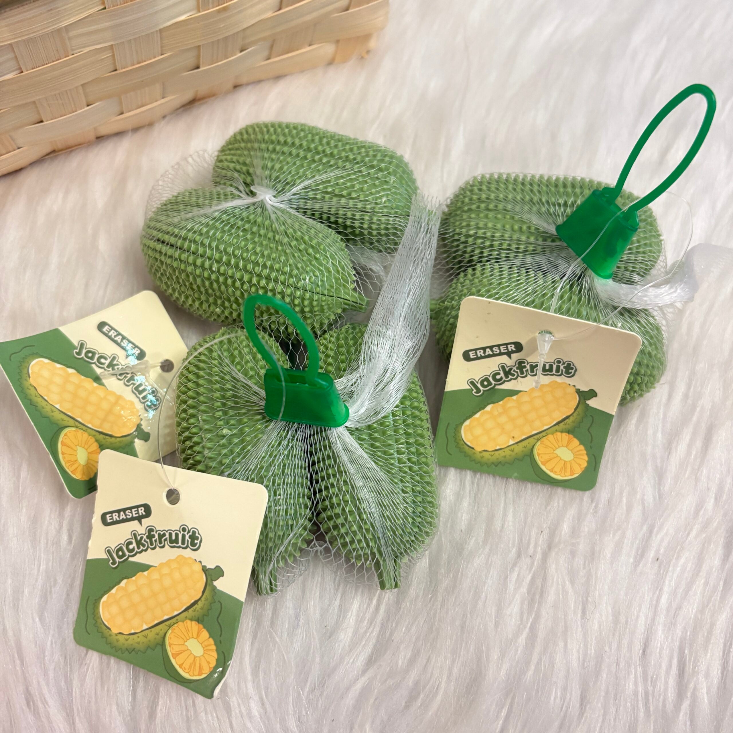 Jackfruit eraser set of 2