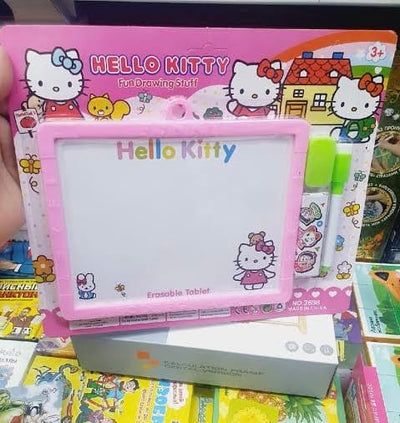 2 in 1 white and black board for kids with marker and chalk