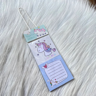 Unicorn theme stick note pad random