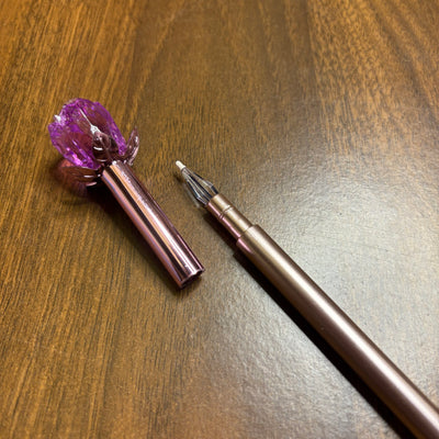 Premium flower crystal pen random colors