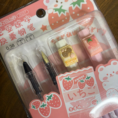 Cute Food Theme 2 in 1 Fountain Pen