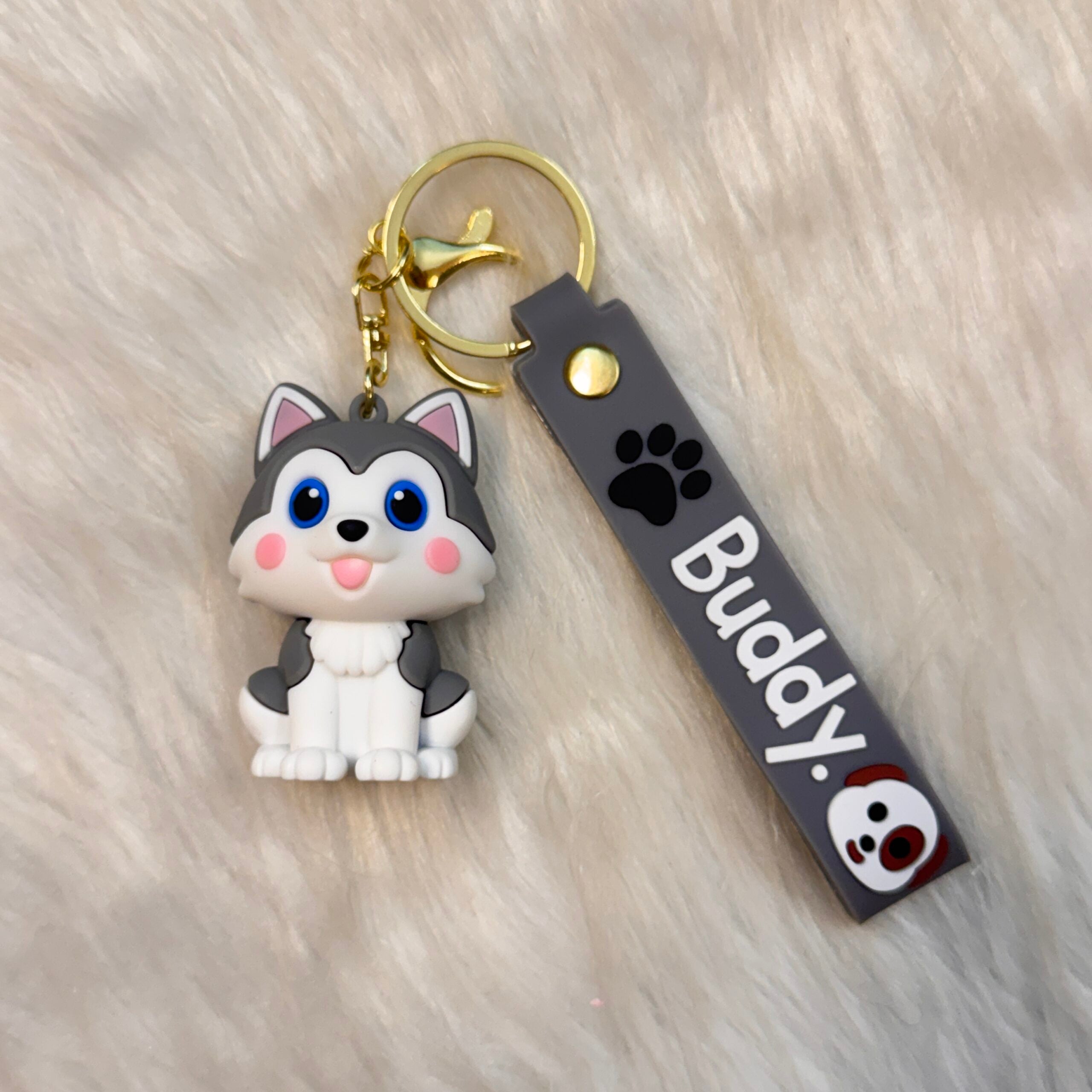 Cute dog keychian