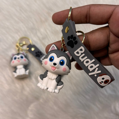 Cute dog keychian