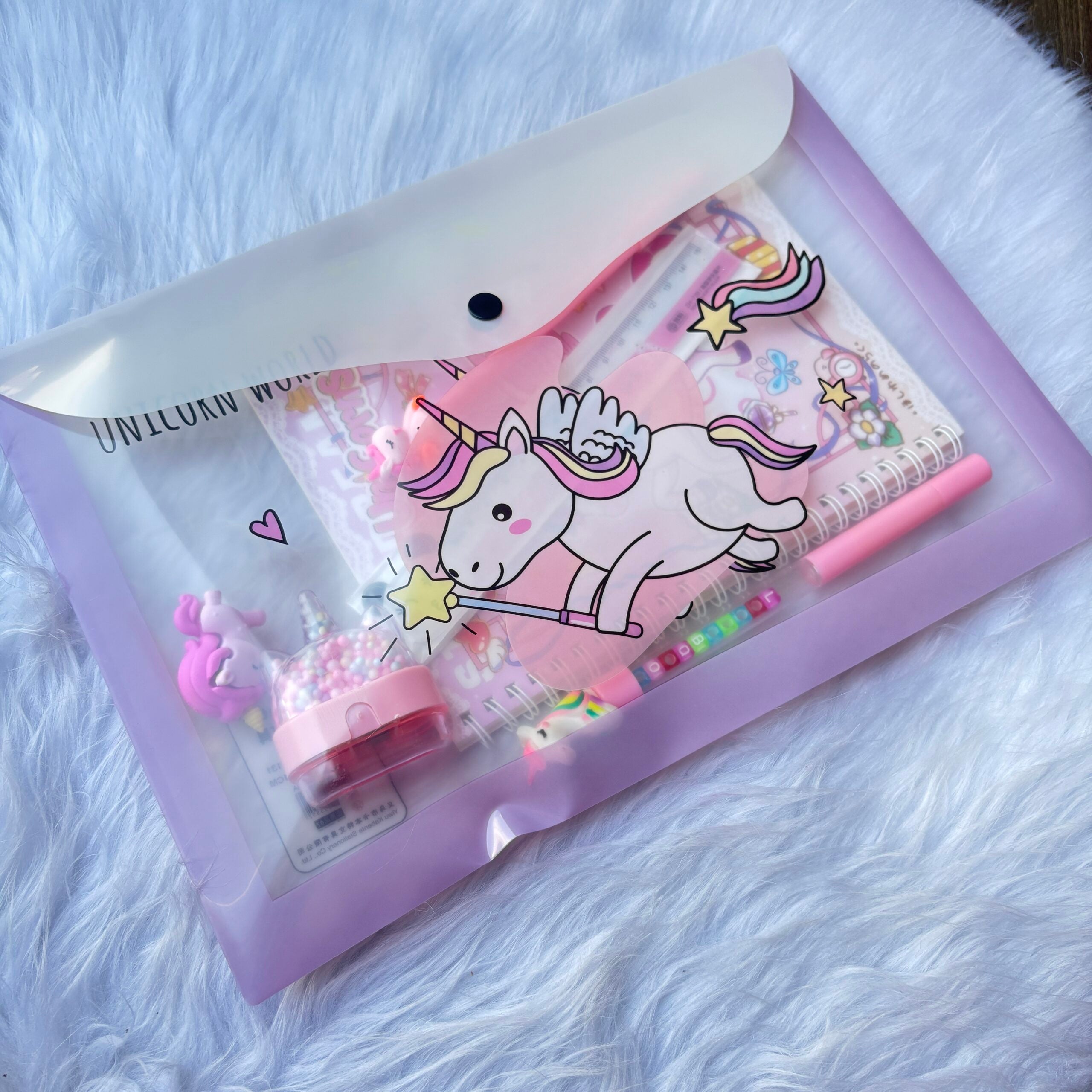Cute unicorn combo for return gift and gifting (patterns and colour will differ based on availability)