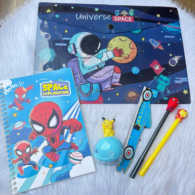 Cute space theme return gift set for kids (patterns and colour will vary depending on availability)