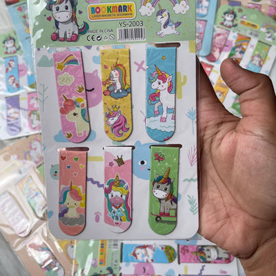 Random book marks sheet