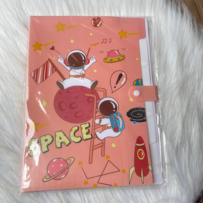 Space 5compartment spacious folder