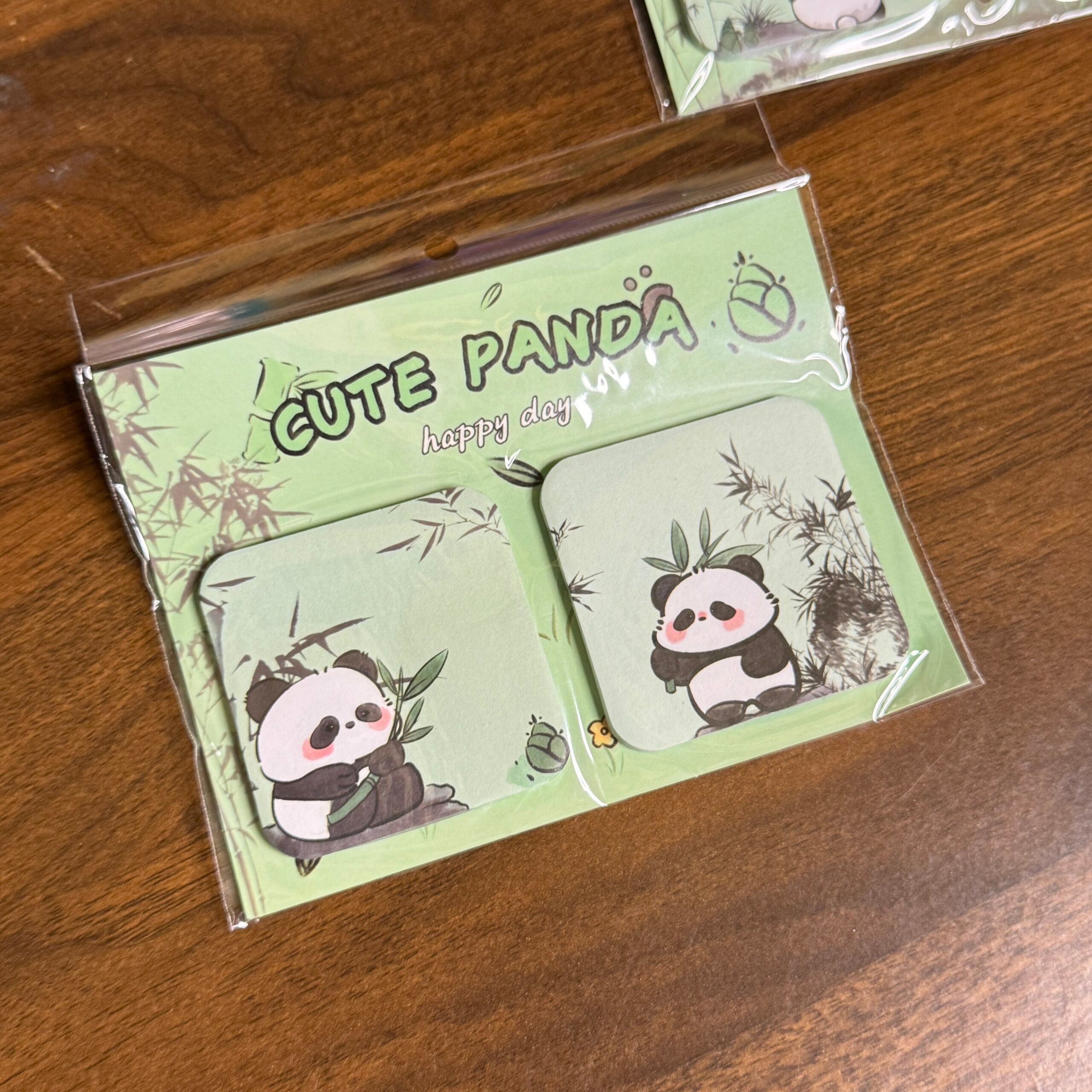 Panda sticky notepads